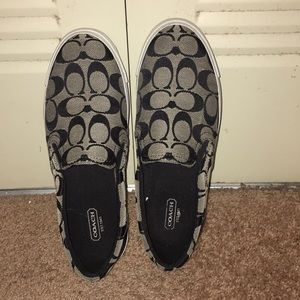 Coach slip on shoes